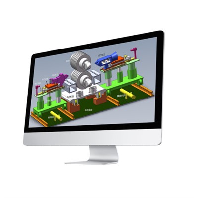 Finishing Rolling Guide Visual Assisted Automatic Centering Installation System For Steel Bar